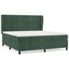 3129228 vidaXL Divan Bed and Mattress Dark Green 180x200cm Velvet