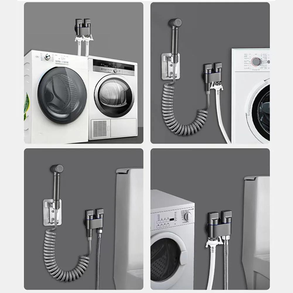 בקרה כפולה ברז מכונת כביסה אסלה משולש שסתום שסתום ממשק מכונת כביסה ברז