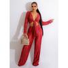 Summer Clothing Women Two Piece Set Crop Top And Pants Bikini Tunic Sundresses For Bohemian Pressure Sexy Leisure Spring-Autumn