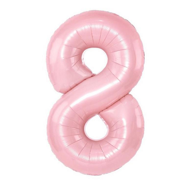 32" Medium Number Aluminum Foil Balloon for Children's Birthday Party Decorations