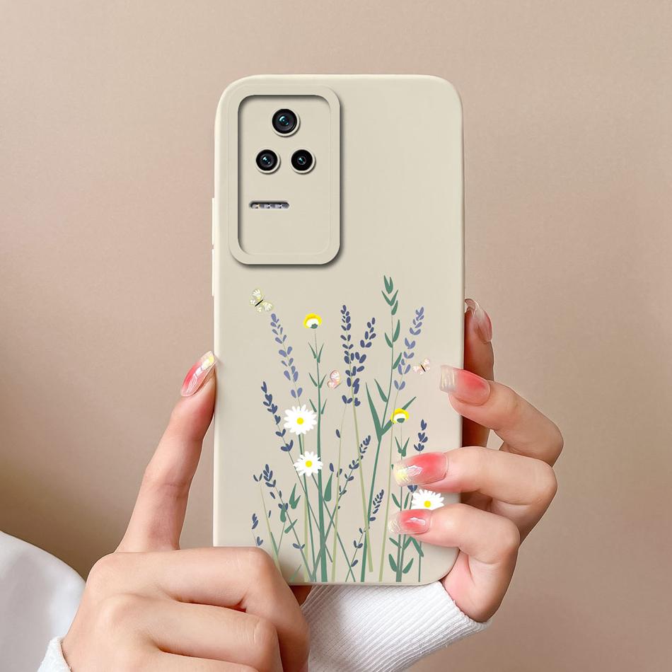 Cute Case For Poco F4 GT Global Version Soft Smooth Liquid Silicone Full Coverage Anti Choc Phone Bumper For Xiaomi Poco F4GT