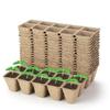  Peat Pots Seed  Trays Seedling Pots Germination Trays 10 Cells