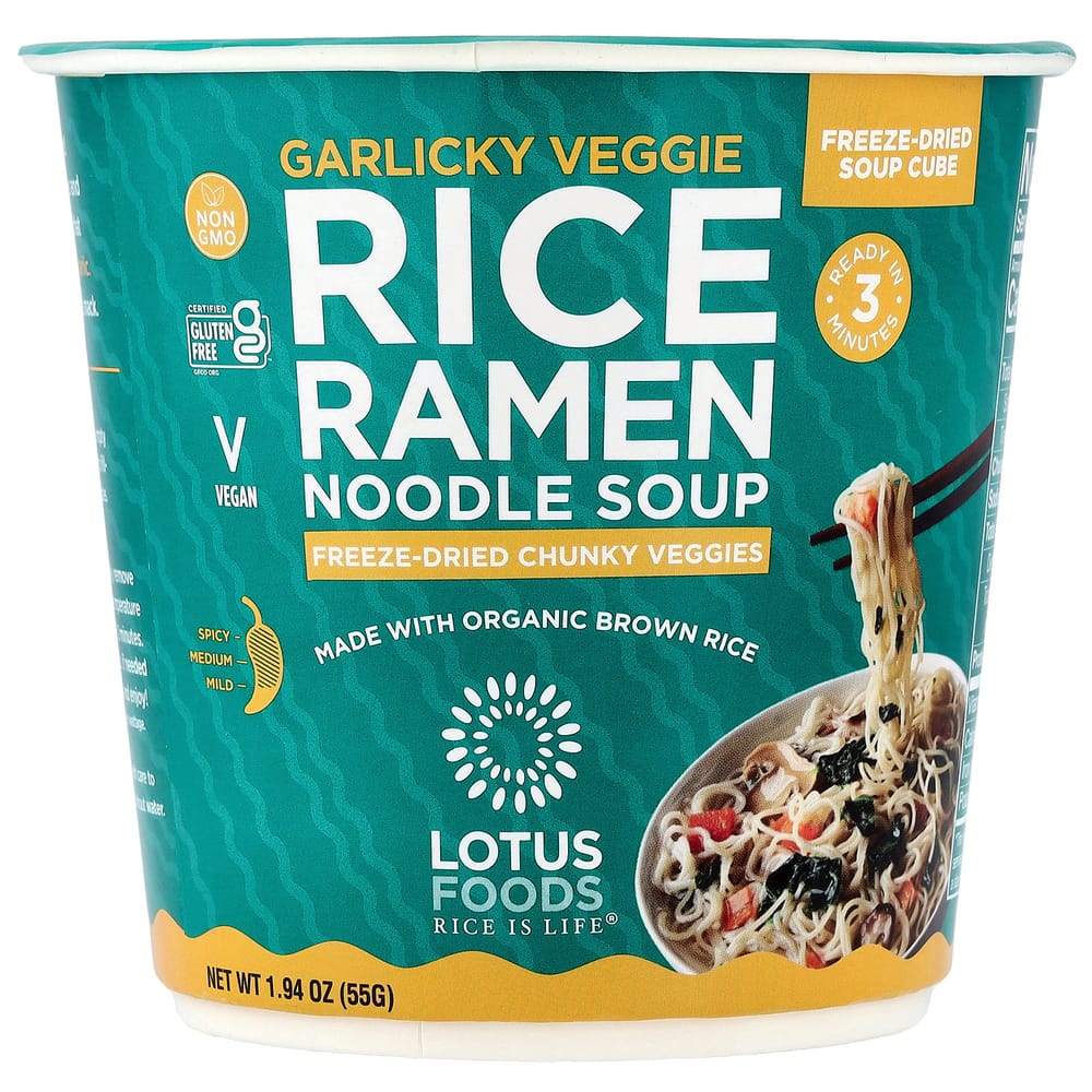 iHerb Rice Ramen Soup Garlicky Veggie 55g (1.94oz)