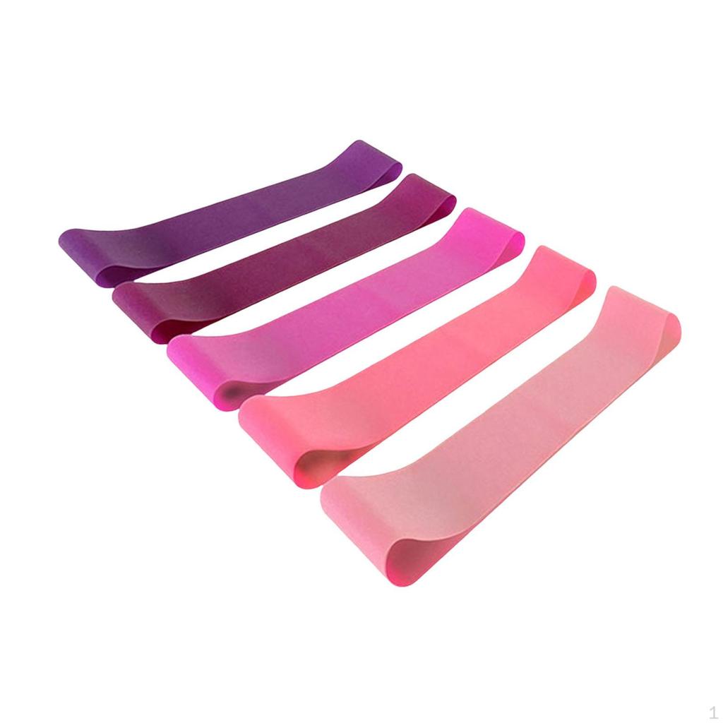 5 Pieces Resistance Bands for Working Out Elastic Exercise Band Women Men Sturdy Workout