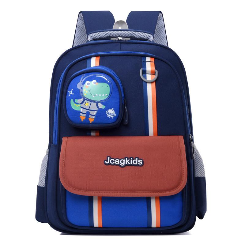 Cute And Trendy Cartoon Backpack For Children Large Capacity Nylon School Bag BlueRoyal