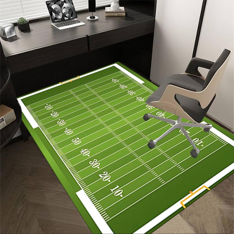 

1PC Football field Non-Slip Floor Carpet Compatible for Office&Living Room&Bedroom&Dining room - Flat - Weave Machine-S0315 60cm by 90cm
