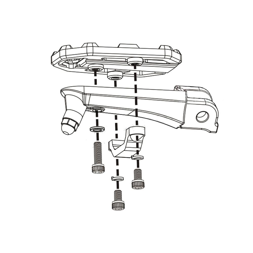 Motocyklový nožní pedál Prodloužení stupačky Prodlužovací stupačka pro Honda NC700X NC700S 2012-2014 NC750X NC750S