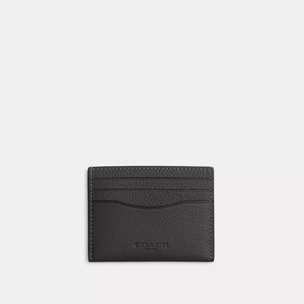 Coach Slim Id Card Case Black