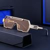 Vintage Steampunk Sunglasses Men'S Trend One Irregular Sunglasses Women'S Glasses