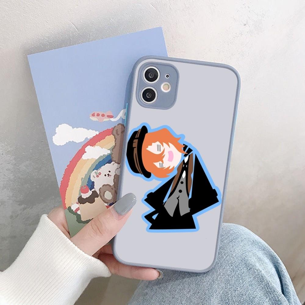 

Чехол для телефона Bungou Stray Dogs для iPhone 14 11 12 13 Mini Pro Max 8 7 Plus X XR XS MAX Полупрозрачный матовый чехол iphone 7 or 8