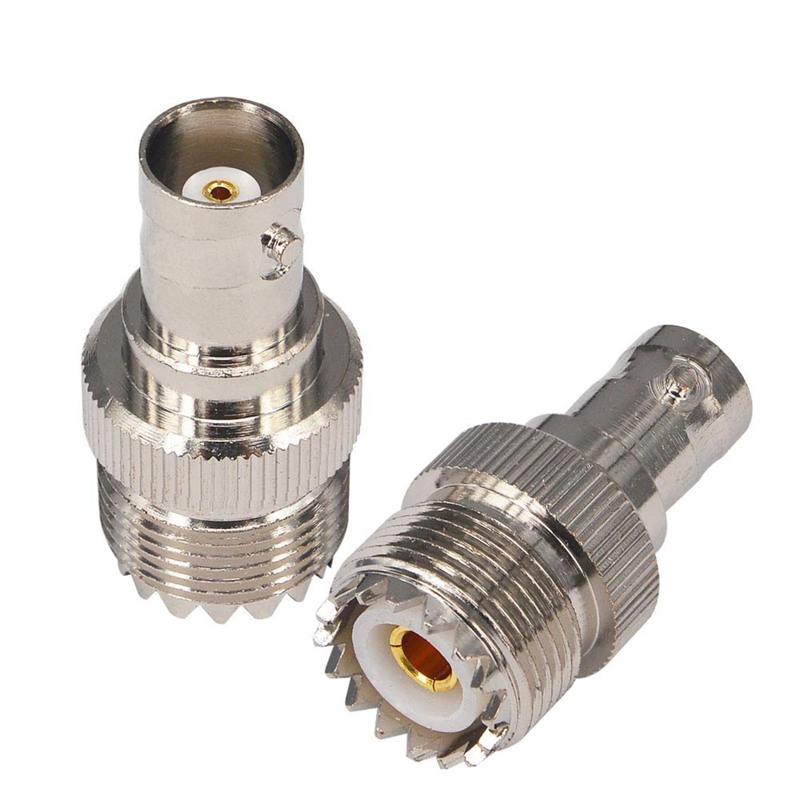 BOOBRIE Коаксиальный разъем M-образный UHF гнездо к BNC гнездо переходник UHF разъем SO239