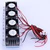288W Thermoelectric Cooler DC 12V Air Conditioner Cooling System Semiconductor Cooling System DIY Kit for Air Conditioning Fan