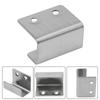 2026 Fixing Hook Brackets Stainless Steel Thicken 5PCS Flat Hooks Hanger Installed Freedom Display Rack Hook Brushed