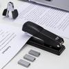 Deli 0359 Steel Office Stapler Set - Black CN plug (adapter included)