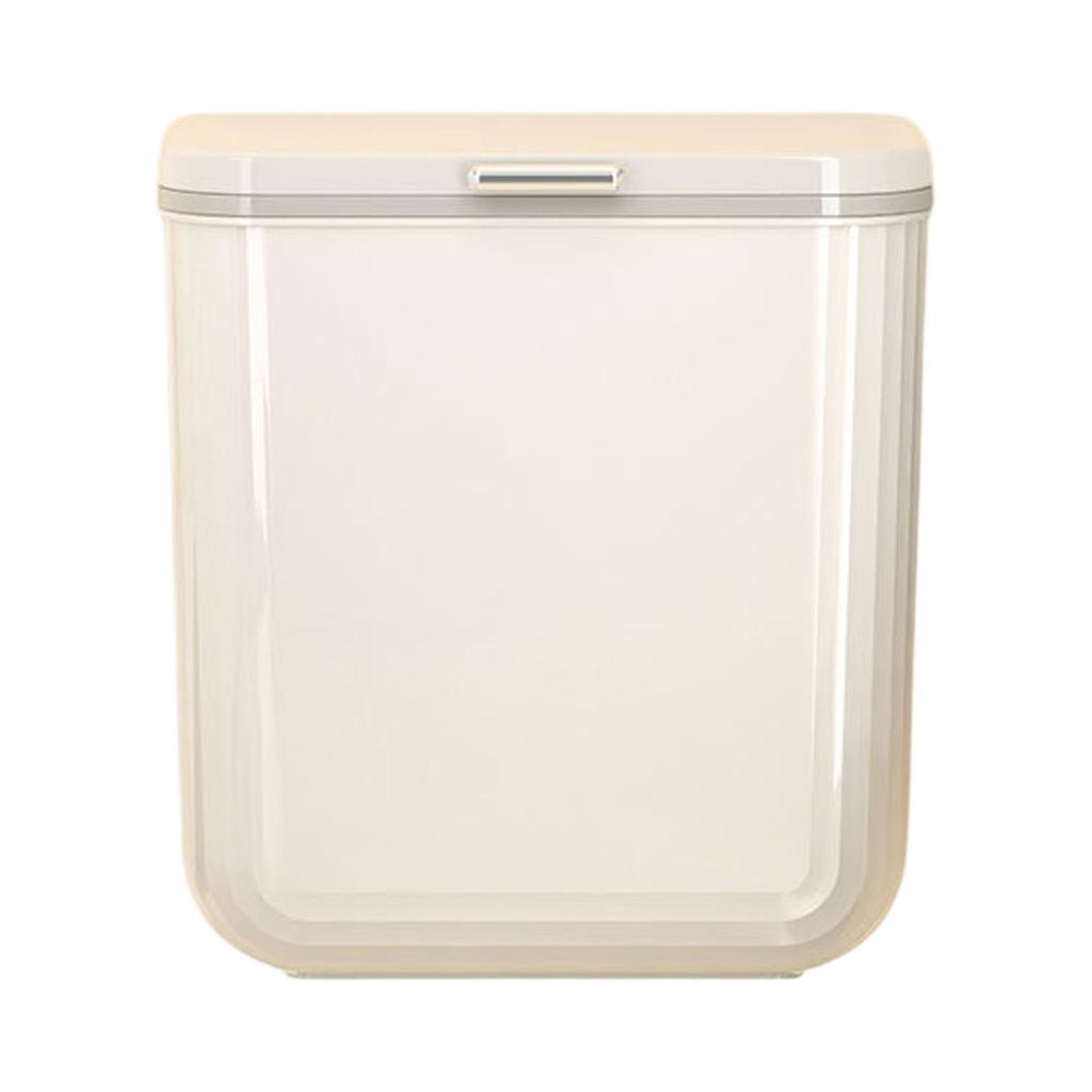 Wall-Mounted Bathroom Trash Can With Lid, Large Capacity Household Wastebasket For Toilet, Kitchen, Living Room & Bedroom
