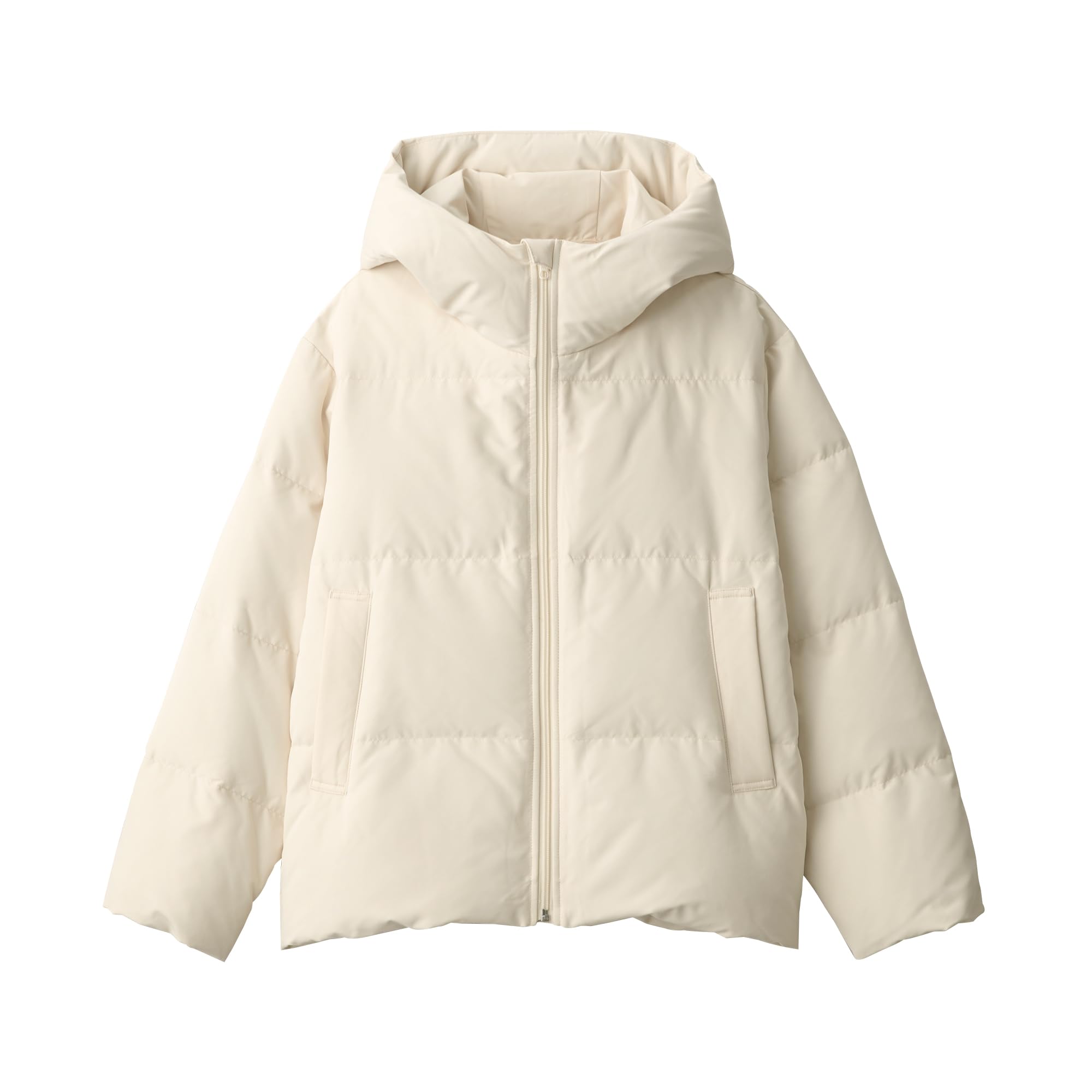 

MUJI Women s Water Repellent Down Jacket Women s BD0YYA4A Ivory Women s XS