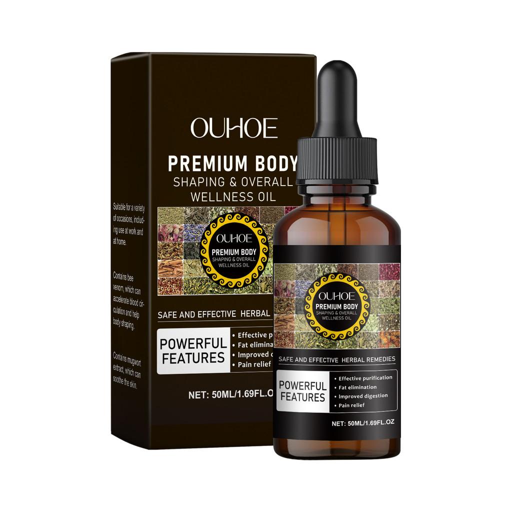 Ouhoe Травяное эфирное масло для моделирования тела Питательное Увлажняющее Уход за кожей 50 мл