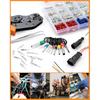 944Pcs Pin Connector Kit,Car Electrical Wire Connectors Terminal P,21Type Non-Ulated Plug 1/1.5/1.8/2.2/2.8/3.5Mm,Removal Male Female Crimp P,Large