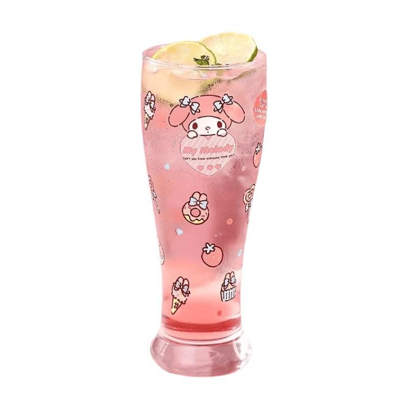 MANCHAOJIA Cartoon Glass Drinking Cup