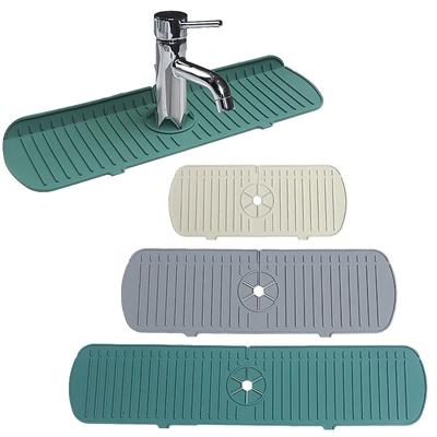 1Pcs Kitchen Faucet Splash Pad Sink Faucet Splash Guard Mat Sponge Drain Rack Countertop Protector for Bath Kitchen Gadgets