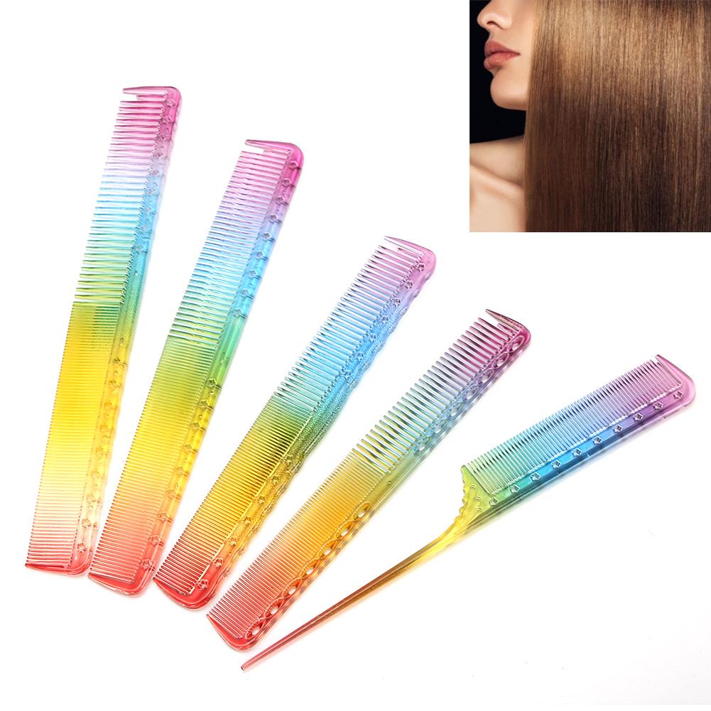 5pcs Professional Hair Cutting Combs Hairdressing Styling Combs for Salon Barber Shop