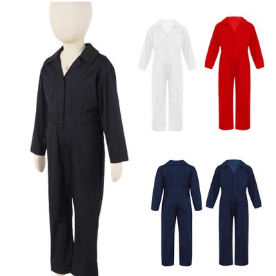 Kinder Jungen Langarm Turndown Kragen Cargo Overall Overall Halloween Cosplay Dress Up