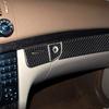 Carbon Fiber Interior Passenger Dashboard Cover Trim For Mercedes-Benz W211