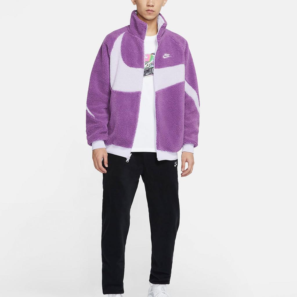 Nike Women's Big Swoosh Reversible Boa Jacket Asia Sizing BQ6546-570