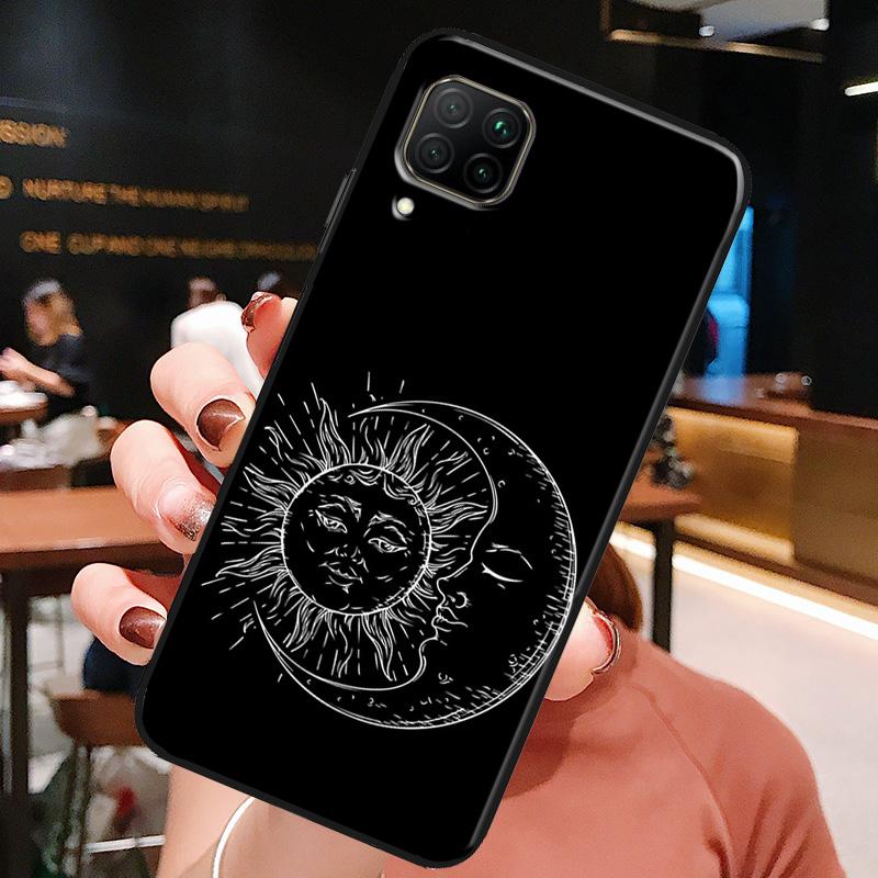 Sun Moon Star Astrological Celestial For Huawei Honor X8a X7a X9a X8 50 70 90 Lite Magic5 Pro P20 P30 P40 P50 P60 Nova 9 5T Case