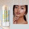 6 kolorów 3D Face Brighten Highlighter Bar Cosmetic Face Contour Bronzer Shimmer Highlighter Stick Concealer Cream Makeup Tool