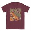 Punch Monkey T Shirt Mens  Pure Cotton Novelty TShirt O Neck  Tees Short Sleeve Clothes Gift