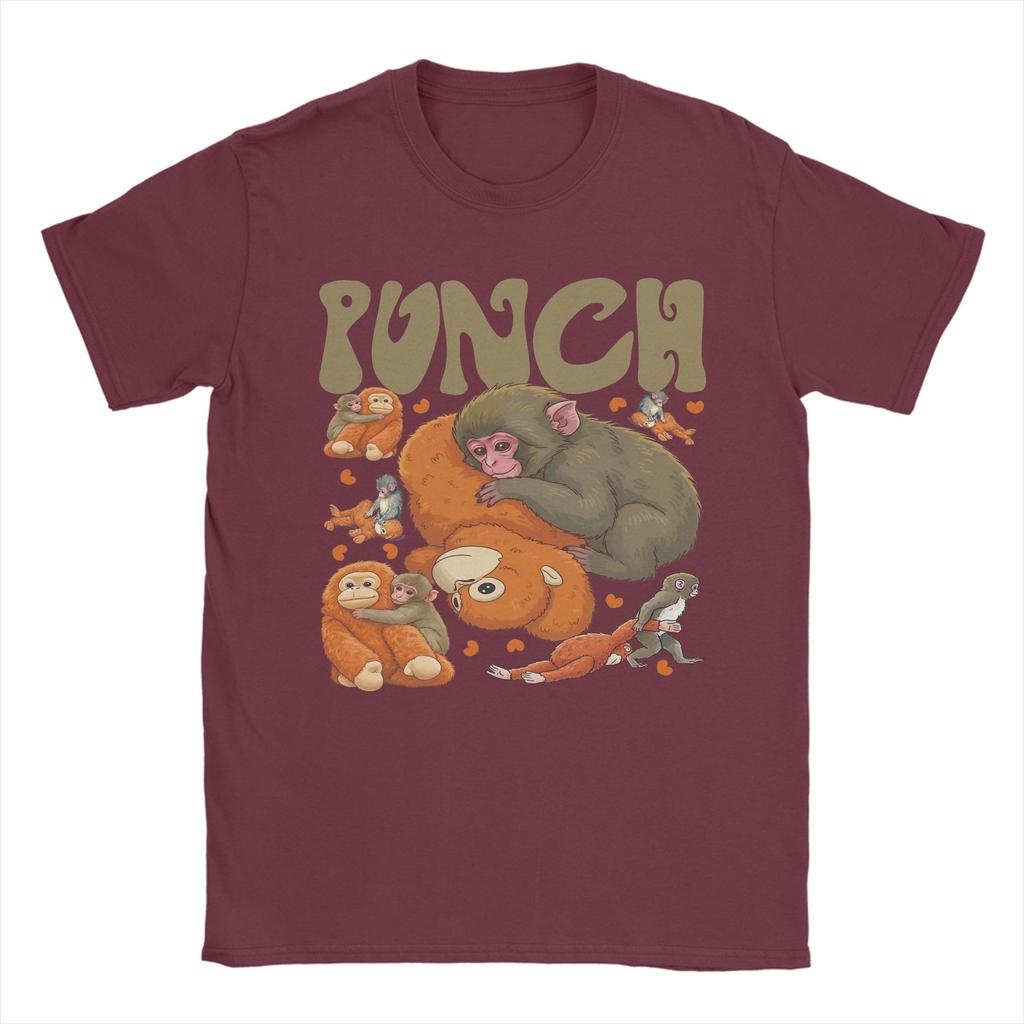 Punch Monkey T Shirt Mens  Pure Cotton Novelty TShirt O Neck  Tees Short Sleeve Clothes Gift