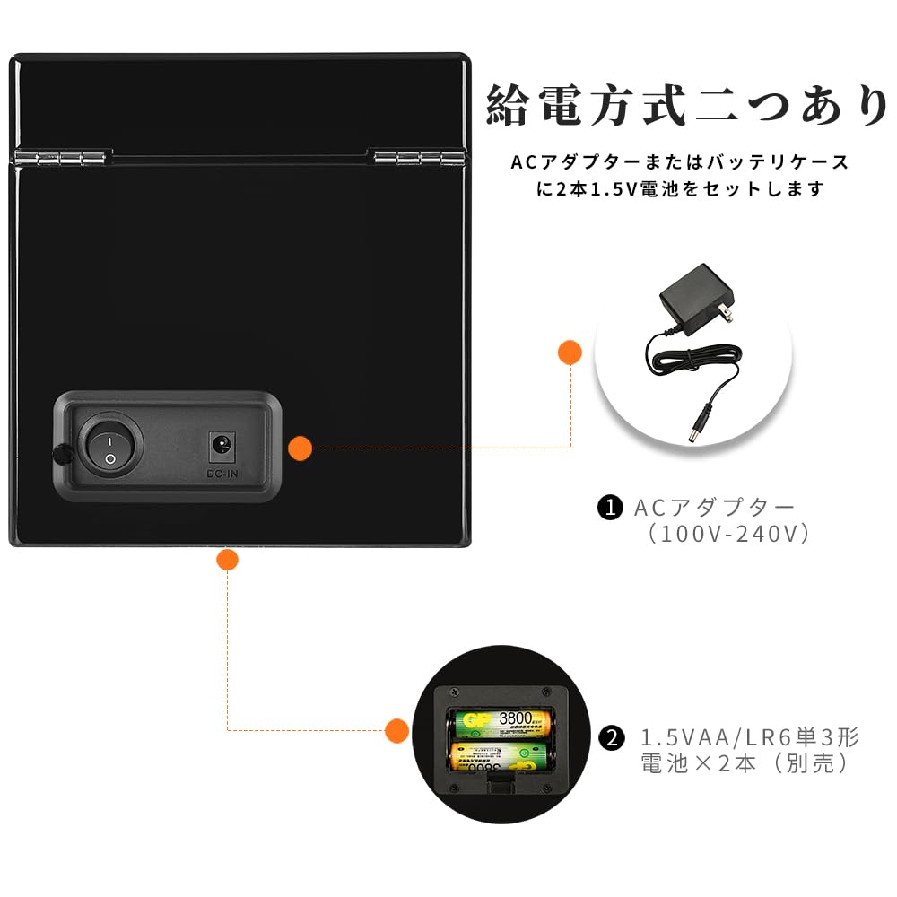 Automatic Watch Winder Watch New Automatic Watch Winder with Premium PU Suitable for Men and 2023 Upgrade Mirror Black (Single Winder), Leather,