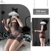Seductive Lace Mesh Plus Size Sling Lingerie Set