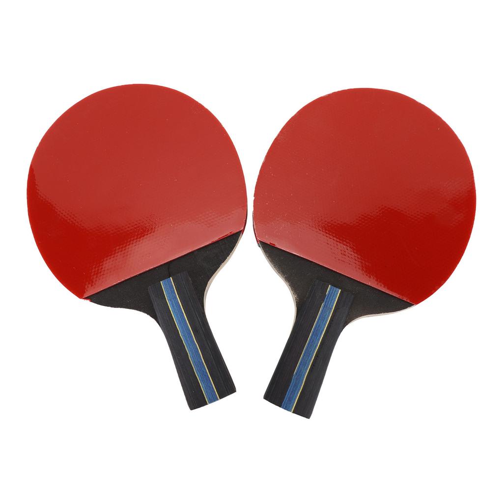 Table Tennis Paddle Set Portable Professional Table Tennis Bats with 3 Balls Storage Bag for Indoor