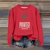 Women's Fashion Casual Long Sleeve Loose Christmas Printed Sweatshirt