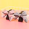 Cute Safety Seat Hooks Vehicle Head Holder Organizer Grocery Hanger Bag Car Interior Accessories Bow Hook Storage