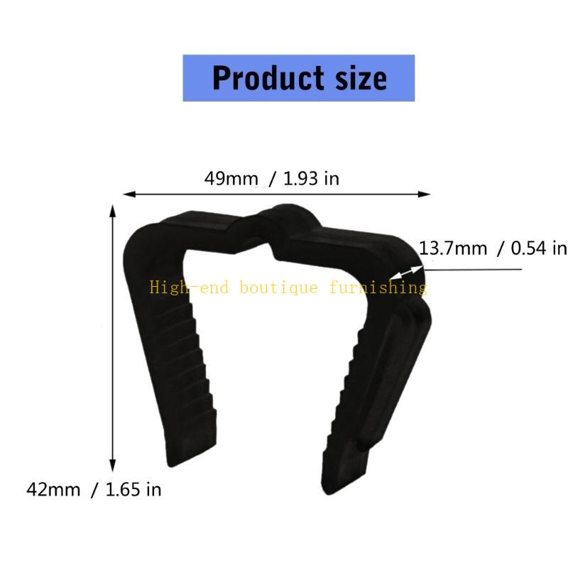  Pack of 50 Plastic Clip For Hanging Holiday Lights On Fascia Boards And Eaves