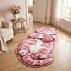 2D Home Decor Carpet Anti-fouling Cartoon Carpet Soft Cat-Shaped Area Rug  Bedrooms