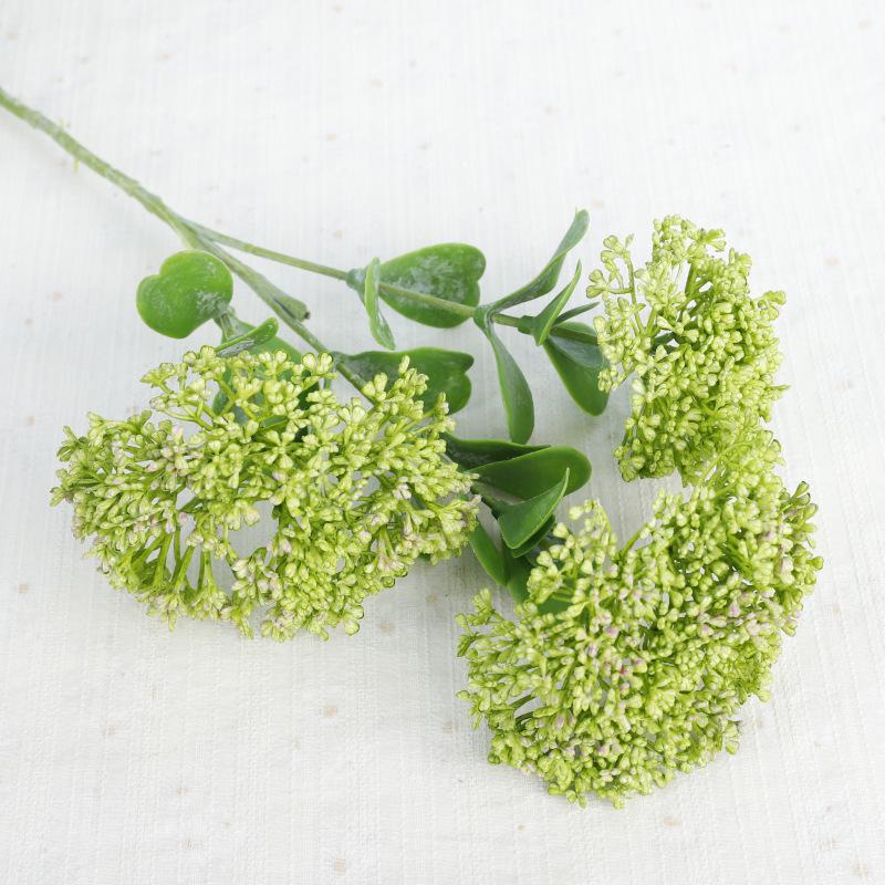 Babao fruit simulated flower multi-headed rice fruit soft glue cauliflower fake flower indoor display