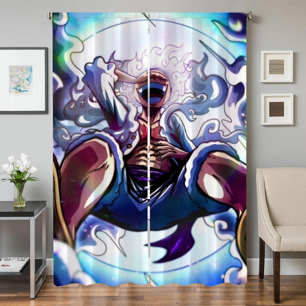 Window Kitchen Curtains for Living Room 2 Pieces Blackout Curtains Door Curtain O-one P-piece Partition Bedroom Decoration Shade