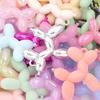 5pcs/lot Colorful Cute Acrylic Cartoon Balloon Dog Pendants For Jewelry Making DIY Bracelet Necklace Keychains Accessories
