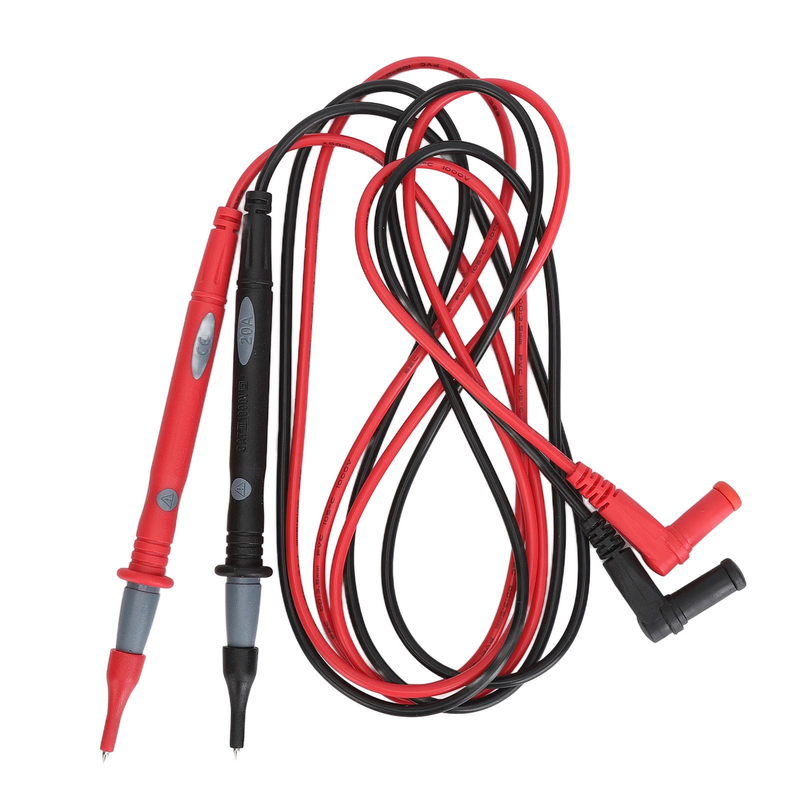 

20 шт. Тестовий кабель для мультиметра, затискач-крокодил, голковий щуп, з єднувальний кабель, тестовий гачок 1000 В