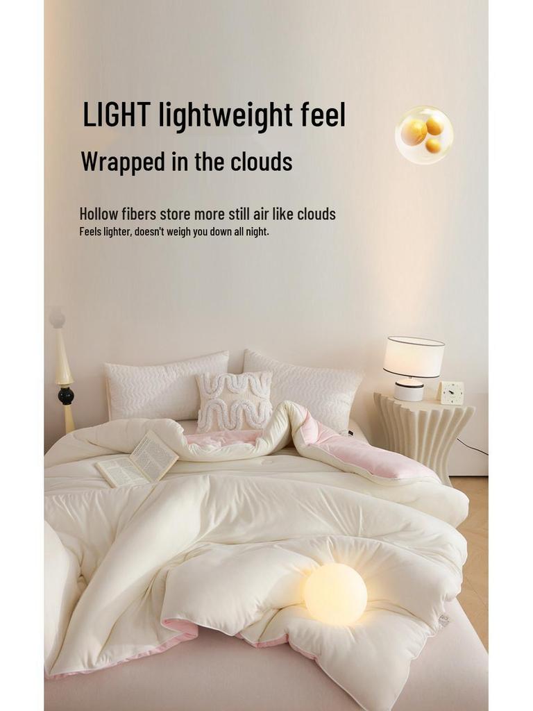 Couette en Coton Tricoté Doux et Fibre de Soja pour Toutes les Saisons - Qualité Classe A Mère & Bébé