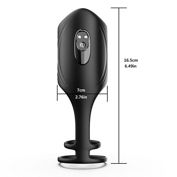 Masturbator Vibrating Cock Ring Sex Toys for Men with APP Remote Control Penis Vibrator Stimulator Hands Free Masturbators for Mens Pleasure Male