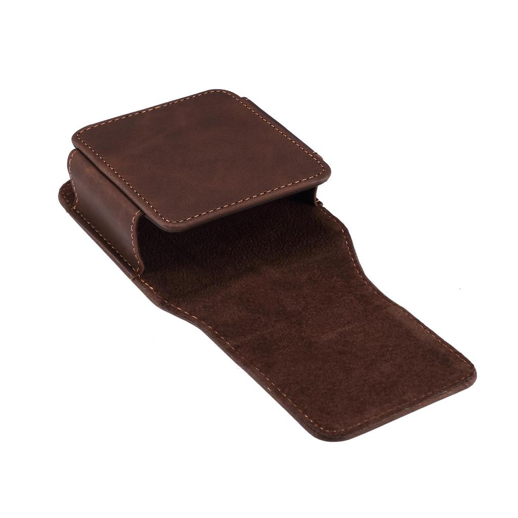 Leren magnetische riemclip telefoonhoesje heren heuptas voor Samsung Z Flip6 Flip5 Moto Razr Oppo Vivo Tecno Honor Galaxy Flip 6 5 4 3 holster pouch cover