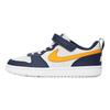 Nike Court Borough Low Recraft PS Bleu Nuit Écorce d'Orange Chaussures de Sport pour Enfants Bleu Clair Bois Clair Marron Blanc DV5457-126