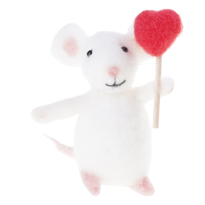 Easy To Make Wool Fabric Animal Art Balloon Shape Featuring Heart Suitable For Children And Adults