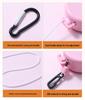 Windproof Retractable Hand-Crank Clothesline: Portable, Punch-Free, Anti-Slip for Travel & Hotels