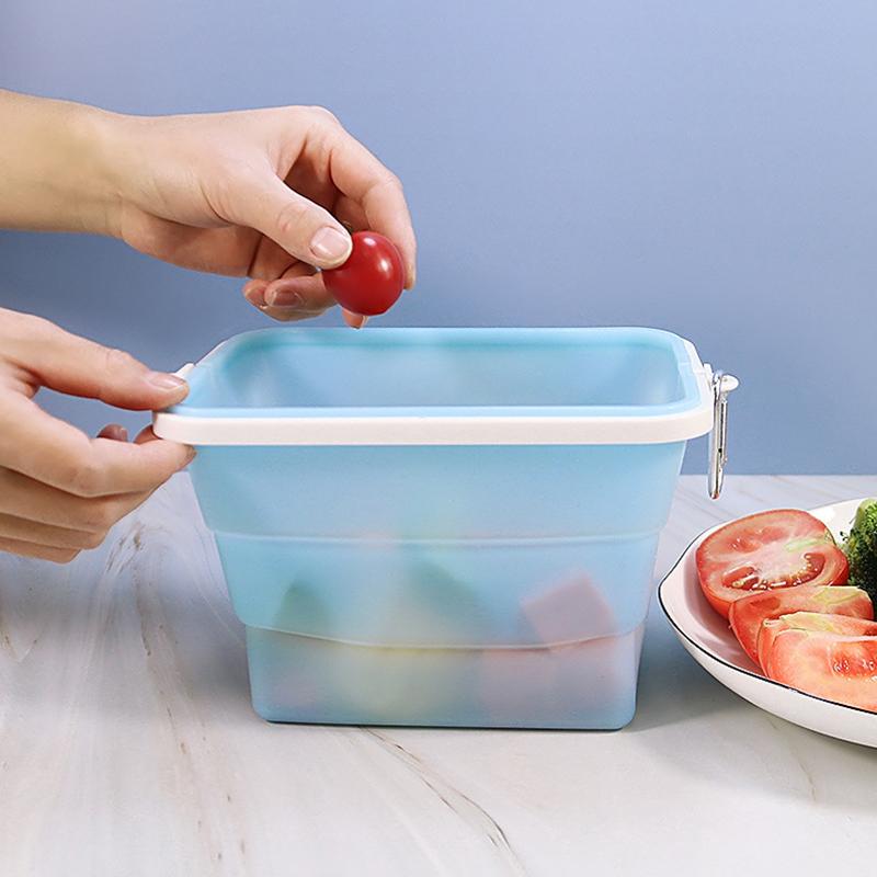 Food Grade Silicone Storage Bag Refrigerator Reusable Preservation Outdoor Travel Fruit Microwave Heating Available Sealed Bags